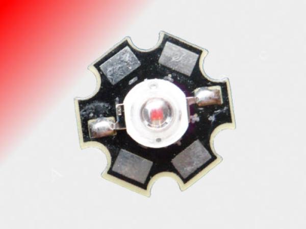 720nm - 725nm 3W High Power LED auf infrarot - Standard